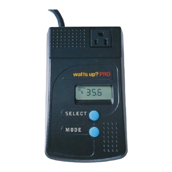 Electronic Educational Devices Watts up Operator's Manual