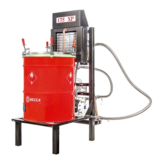 Becca SOLVENT SAVER Operator's Manual