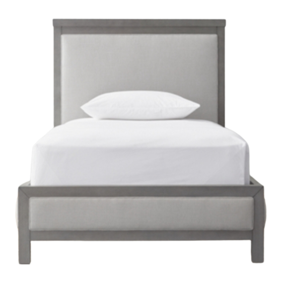 RH Baby&child ASHBY UPHOLSTERED PLATFORM FULL BED Manual
