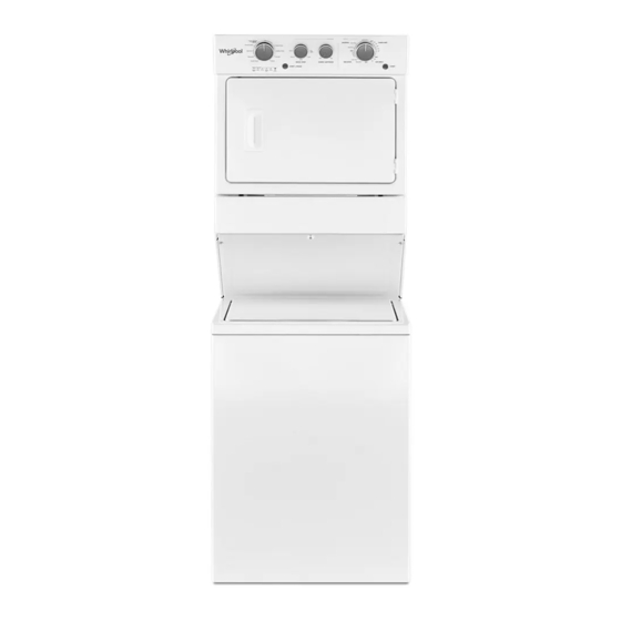 Whirlpool WGTLV27HW Use And Care Manual