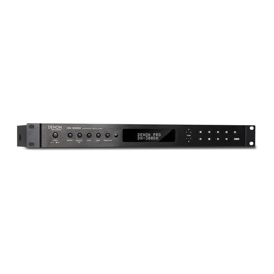 Denon Professional DN-300DH User Manual