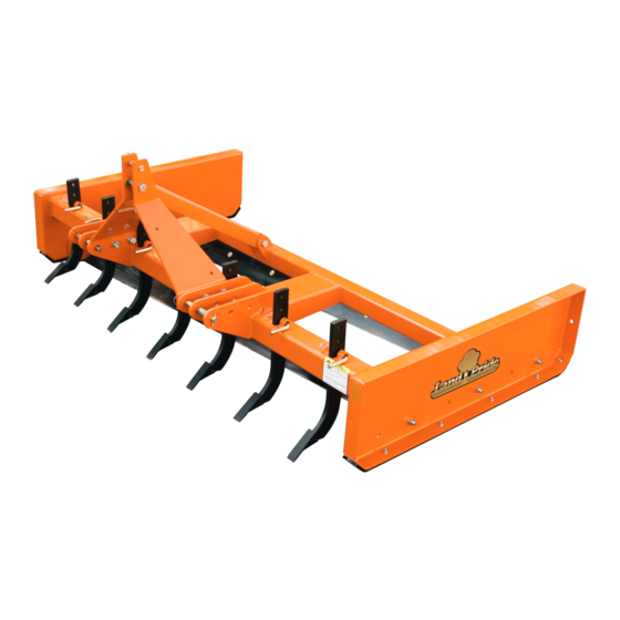 Land Pride GS25 Series Operator's Manual