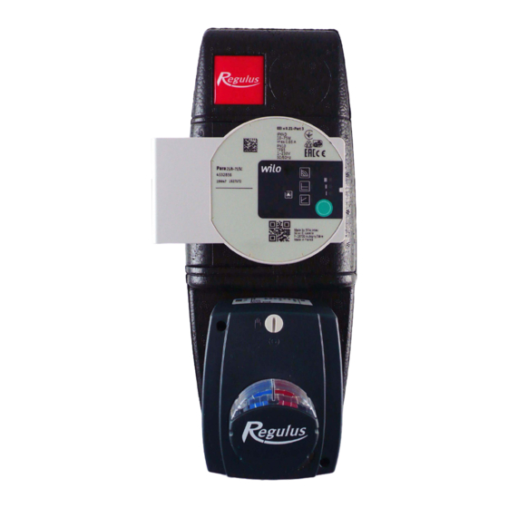 Regulus CSE MIX W6-SC 1F Installation And Operation Manual
