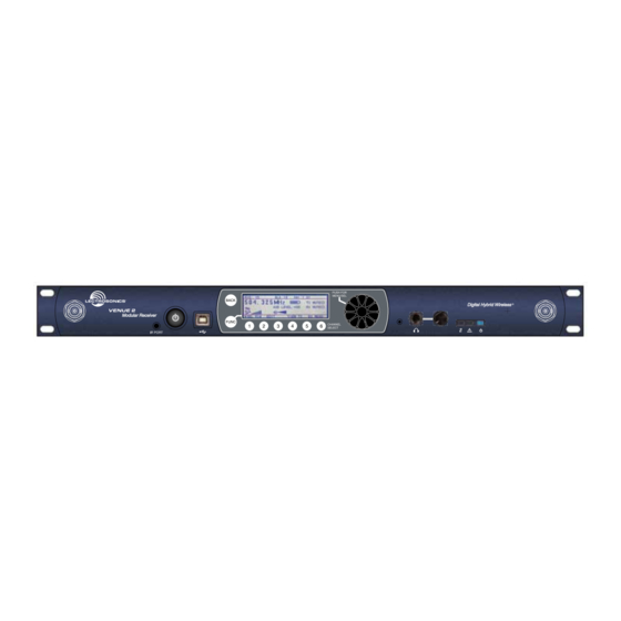 Lectronics Venue 2 VRM2WBL Installation Manual