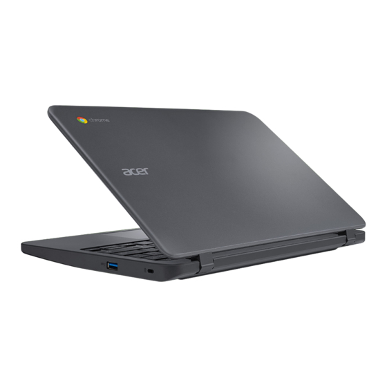 User Manuals: Acer C731 Chromebook Laptop