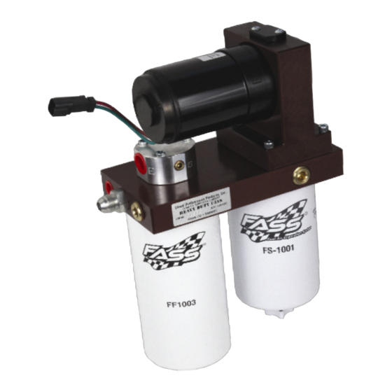 Fass HEAVY DUTY Series Installation Manual