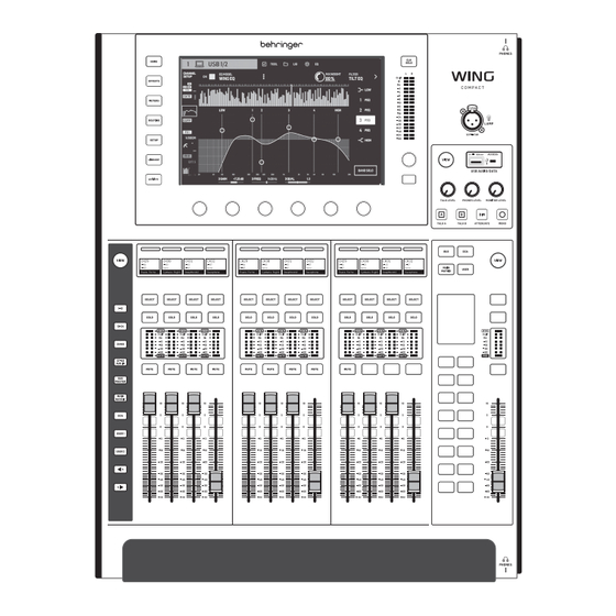 Behringer WING COMPACT Quick Start Manual