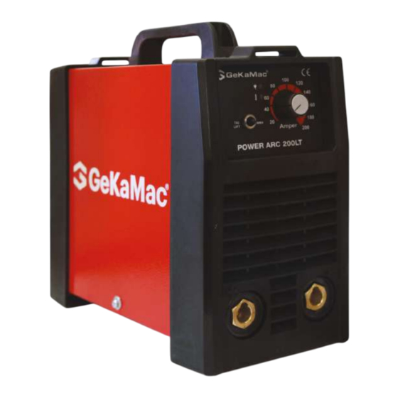 GeKaMac Power ARC 200 Series Manual Instruction
