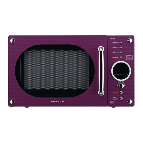 Daewoo KOR-6N9RP Operating Instructions Manual