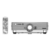 Panasonic PTD5500UL - DLP PROJECTOR Service Manual