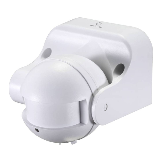 Renkforce 1362991 Motion Detector Manuals