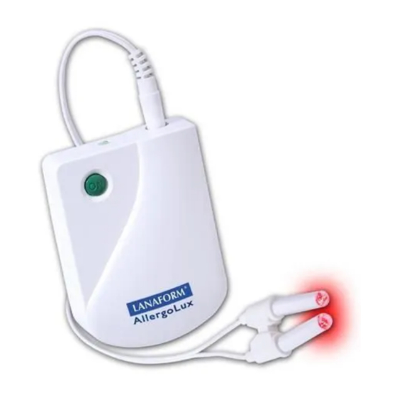 Lanaform AllergoLux Manual