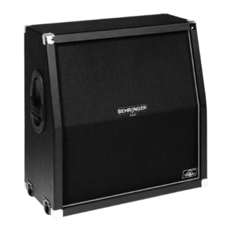 Behringer Ultrastack BG412V User Manual