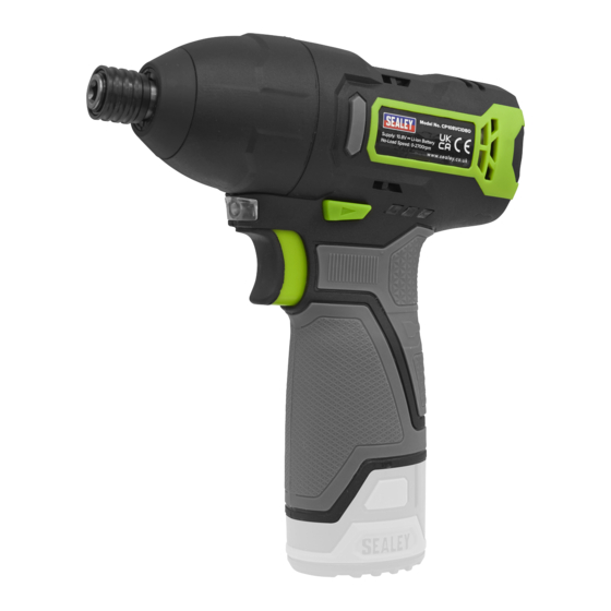 Sealey CP108VCID Manual