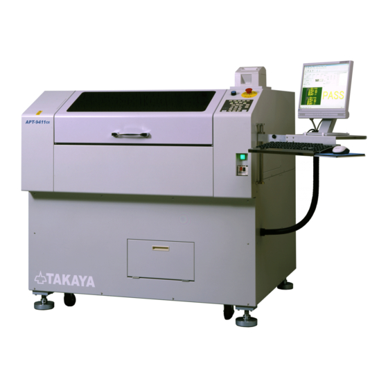 TAKAYA APT-9411 Series Operator's Manual
