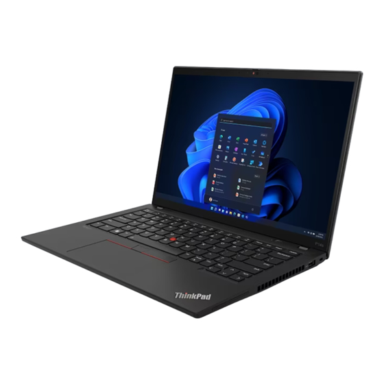 Lenovo ThinkPad P14s Gen 4 Hardware Maintenance Manual