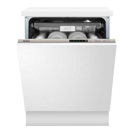 User Manuals: Amica ADI650 Integrated Dishwasher