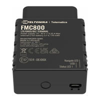 Teltonika FMC800 First Start-Up Quick Start Manual