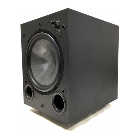 Niles SW10 Installation Manual