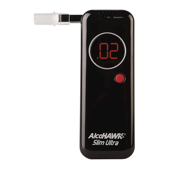 Alcohawk  Slim Ultra Owner's Manual