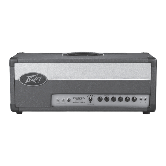 Peavey Penta Penta Tube Amplifier Owner's Manual