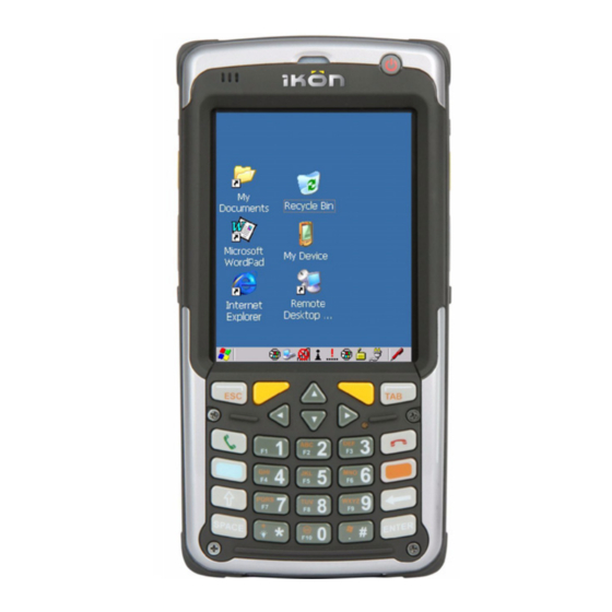 Psion Teklogix IKON RUGGED 7505-BTSDCMHC25 User Manual