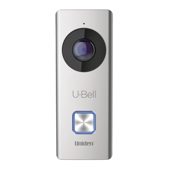 Uniden U-Bell Quick Start Manual
