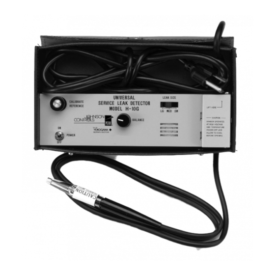 Johnson Controls RLD-H10G Manual