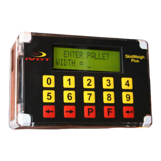 Integrated Visual Data Technology Inc. ED3 SkidWeigh Plus Series Installation & Calibration Manual
