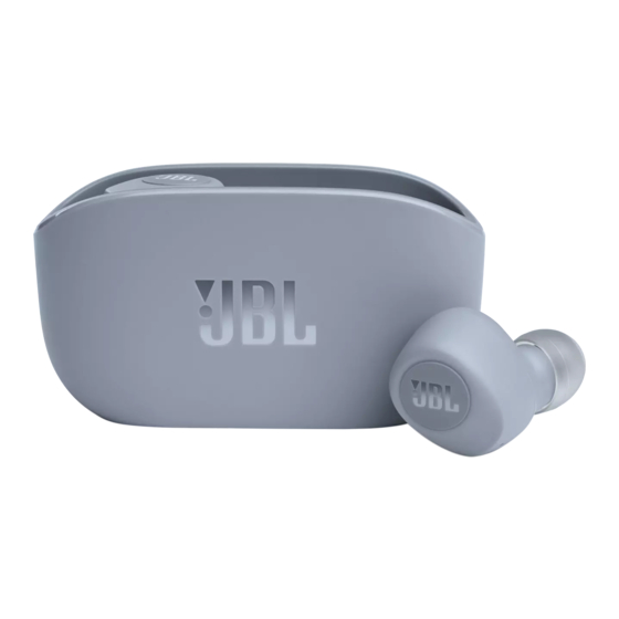Harman JBL TUNE 100TWS Quick Start Manual
