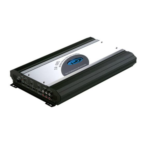 Tecprecision TA-605 Features Manual