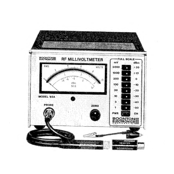 Boonton 92A Manual