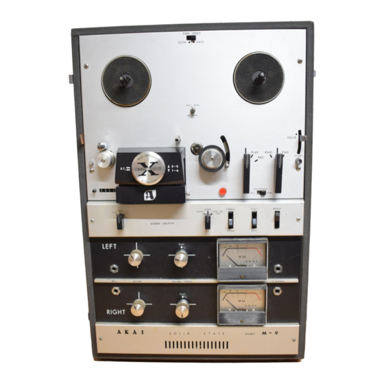 Akai M-9 Service Manual