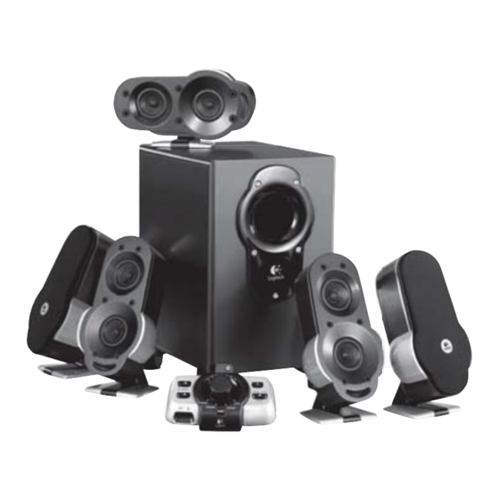 Logitech 980-000100 - G51 Surround Sound Speaker System 5.1-CH PC Multimedia Home Theater Sys Installation Manual
