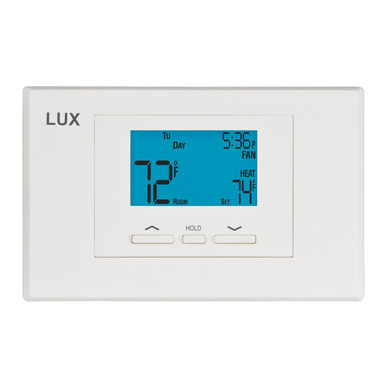 Lux Products TX500U Installation And Operating Instructions Manual