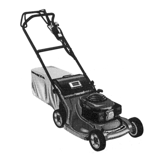 Honda Harmony HRB215HXA Owner's Manual