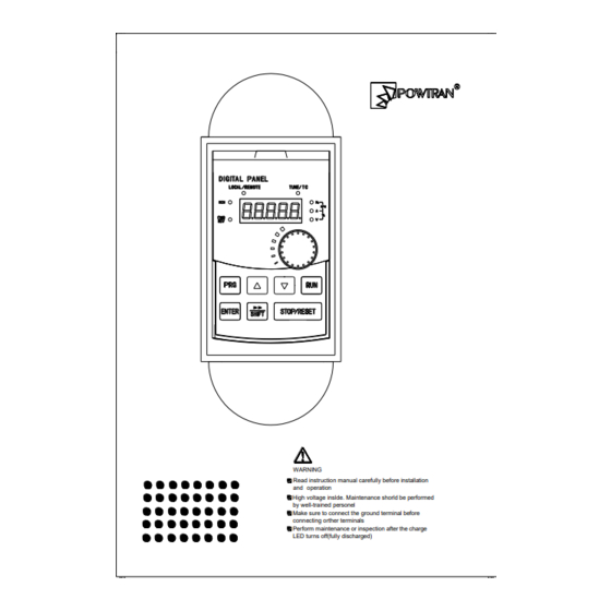 Powtran PI9000-S Series User Manual