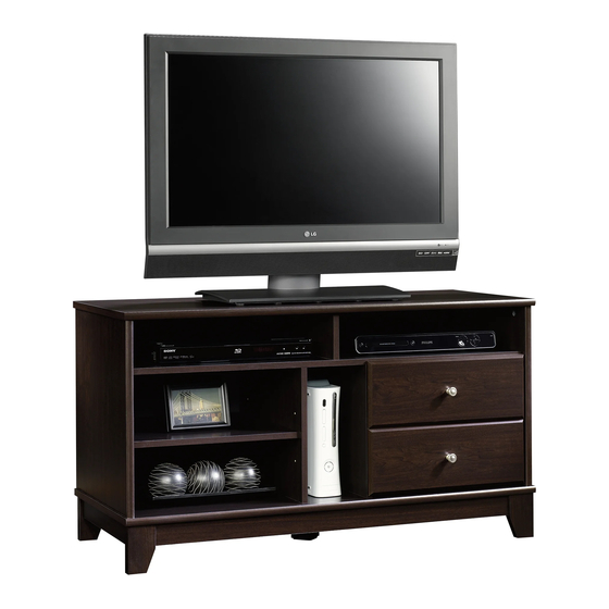 SAUDER ENTERTAINMENT CREDENZA INSTALLATION MANUAL Pdf Download | ManualsLib