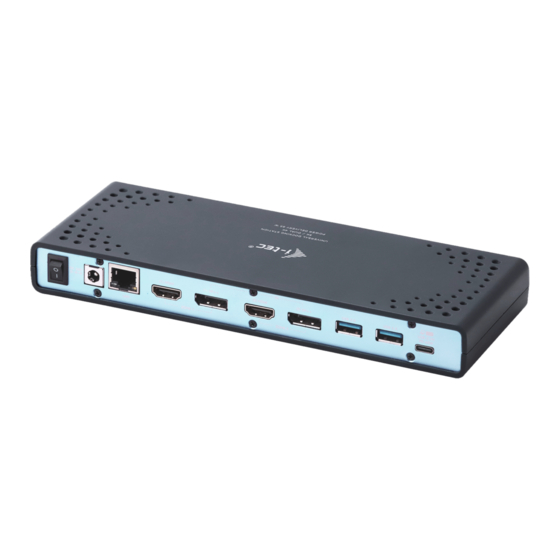 i-tec CADUA4KDOCKPDL User Manual