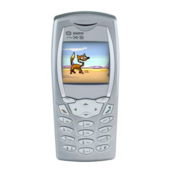 Sagem MY X-5 User Manual