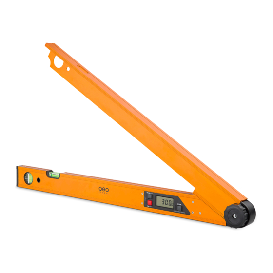 geo-FENNEL A-Digit 50 Angle Measurer Manuals
