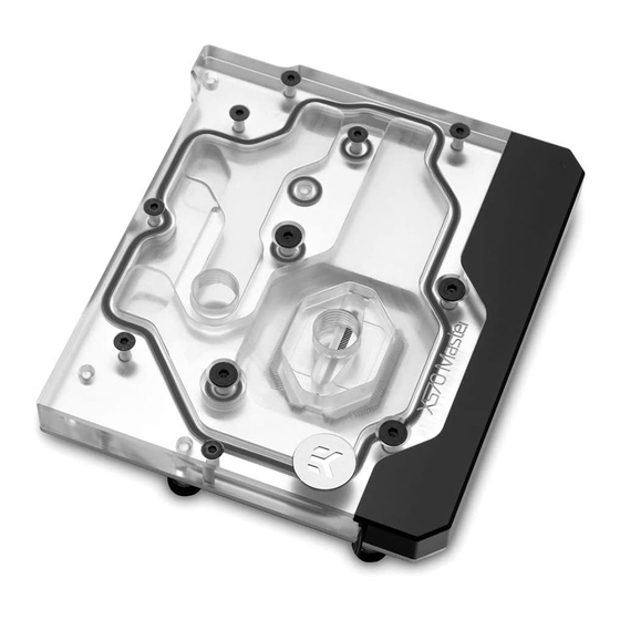 ekwb EK-Quantum Momentum Aorus X570 Master D-RGB - Plexi User Manual