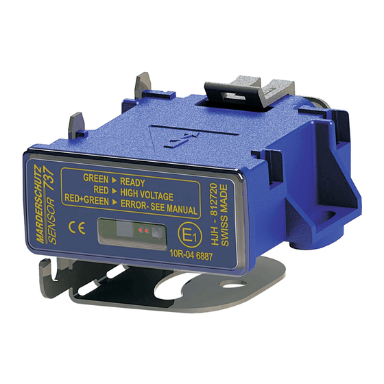 User Manuals: HJH MARDERSCHUTZ 737 Protection Device