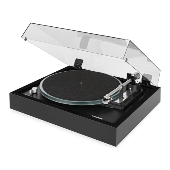 THORENS TD 2001 Service Manual