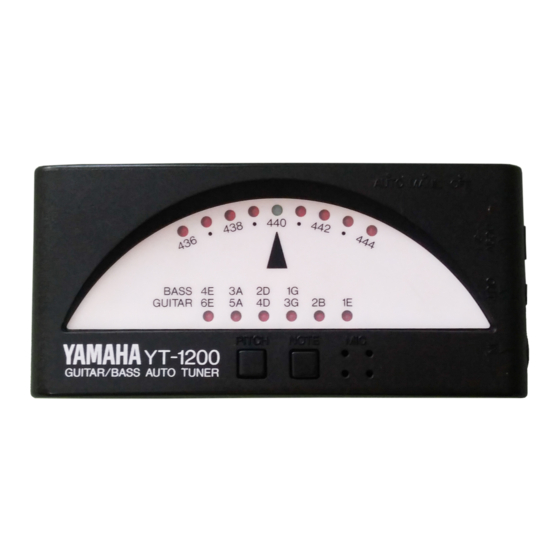 Yamaha YT-1200 Owner's Manual