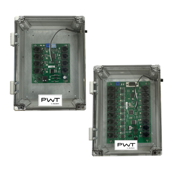Sloan PWT MCR 4014 Installation And Programing Instructions