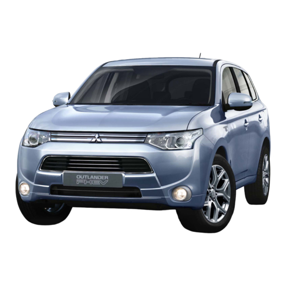 Mitsubishi MOTORS Outlander Phev Owner's Manual