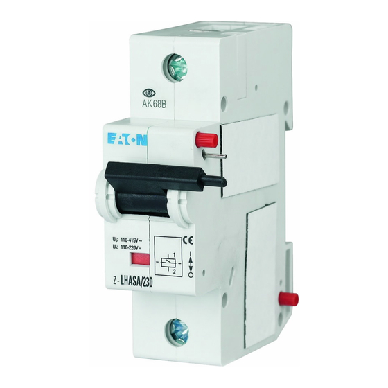 Eaton Z-LHASA Instructions For Installation Manual