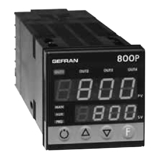 gefran 800P Installation And Operation Manual