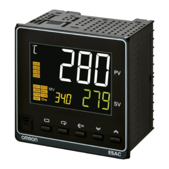Omron E5AC Instruction Manual